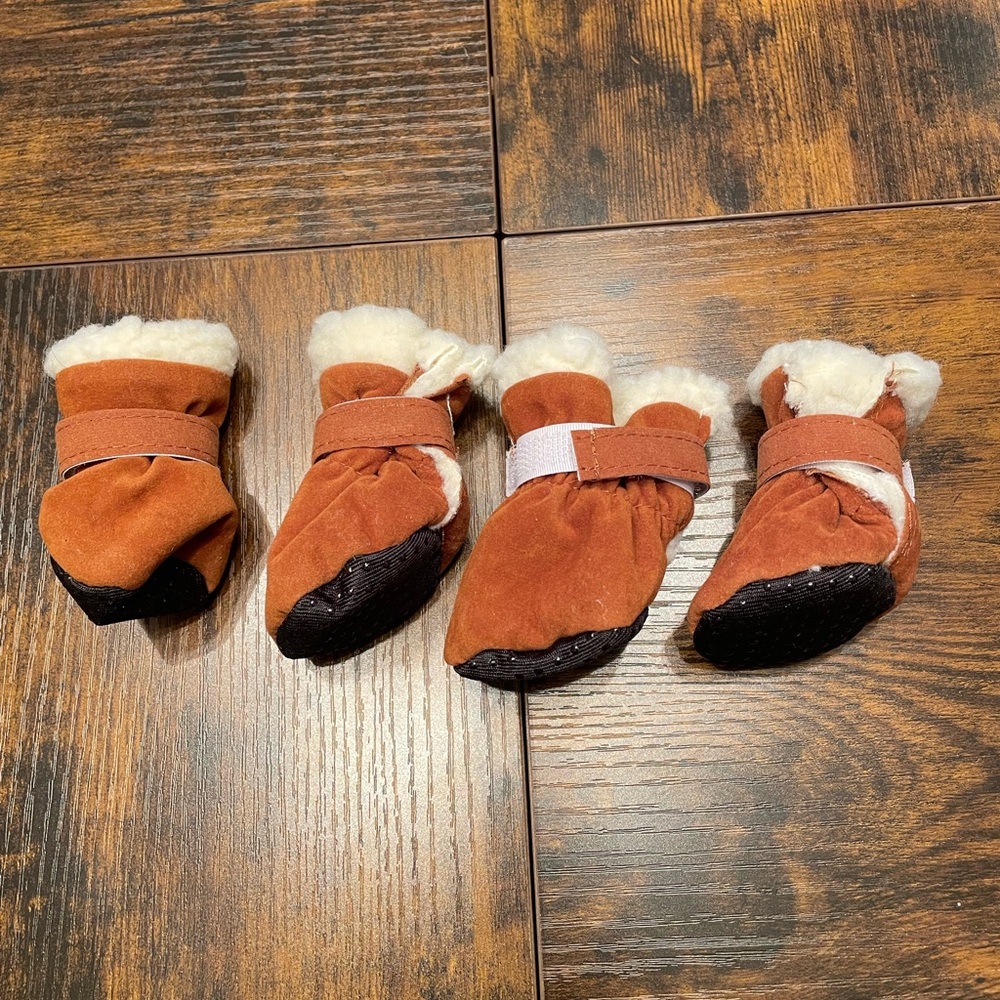 Brown Puppy Booties